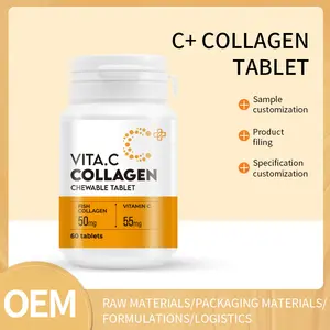 Comprimés de collagène anti-oxydant naturel beauté Snkincare comprimés de collagène de vitamine C pour la peau