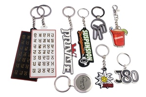 Wholesale Custom Metal Keychains with Car Logo Promotional <b>Name</b> Letter Keychain - Product Image 5