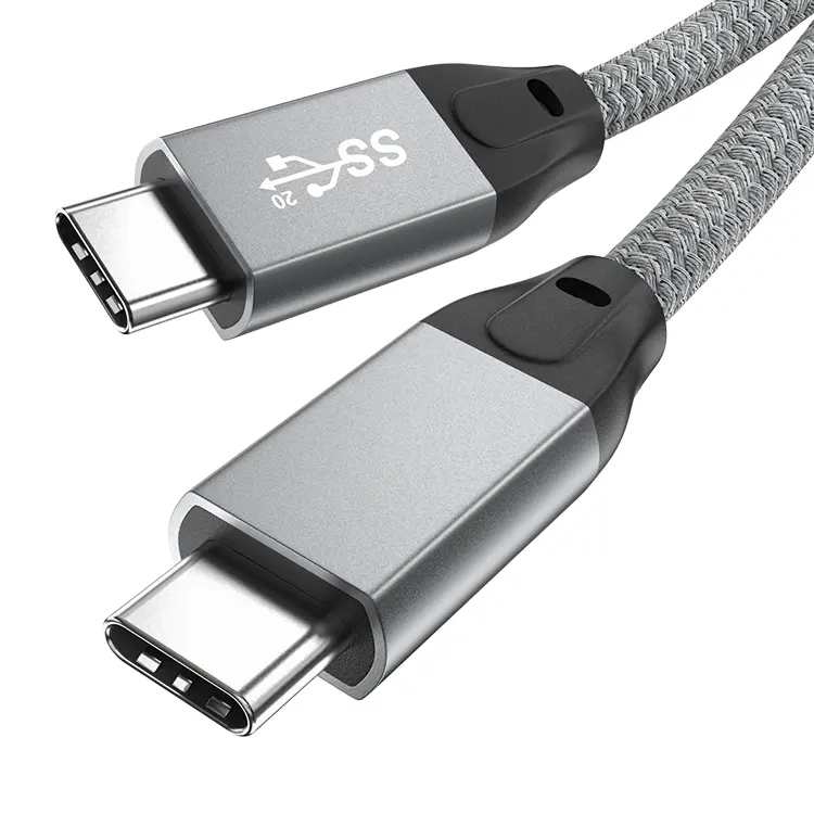 ULT-unite High Quality 0.5m 1m 1.5m 2m 3m 20Gbps 100W USB 3.2 Gen 2x2 Type C to Type C Cable