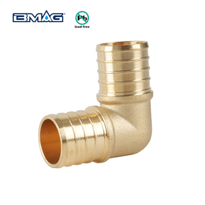 Raccords de tuyauterie d'<span class=keywords><strong>eau</strong></span> <span class=keywords><strong>potable</strong></span> sans plomb BMAG OEM, coudes en laiton sans plomb PEX X PEX, coudes à 90 degrés, raccords PEX - Product Image 6