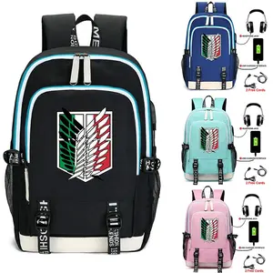 Anime Backpack Men&#39;s Backpack Women Bagpack Unisex Waterproof School Bags Travel Sports Pack Outdoor Female SchoolBag