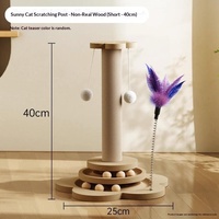 Planche à gratter pour chat en panneau de densité/panneau de fibres, arbre à chat intégré résistant à l'usure et aux rayures