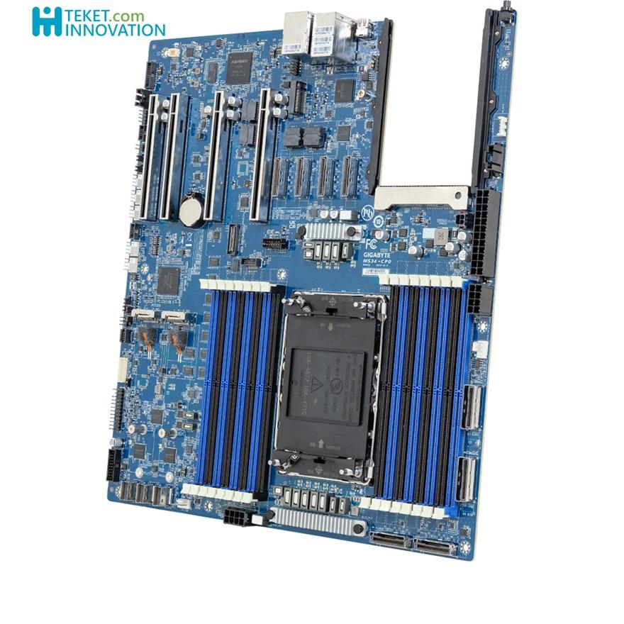 MS34-CP0 E-ATX Motherboard Support Intel Xeon 6700E/6700P/6500P-Series  16xDDR5 2xRJ45 1xMLAN 1xMini-DP 1xID /w LED for Gigabyte