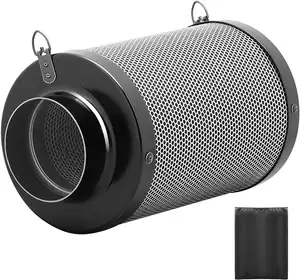 Thủy canh 6 inch 8 inch 10 inch 12 inch phát triển hệ thống bộ lọc không khí carbon kích hoạt bộ lọc carbon cho Inline Fan