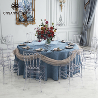 Vente en Gros Chaise Napoléon en Acrylique Transparent Empilable pour Événements, Fêtes, Dîners et Mariages