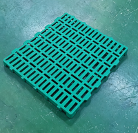 Plancher à lattes en plastique sur mesure pour ferme d'élevage, anti-dérapant, facile à nettoyer, pour l'évacuation du fumier de chèvres et de moutons
