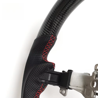 Volant en fibre de carbone pour pick-up 4x4 Suzuki Jimny 2019+, volant de course personnalisé en cuir