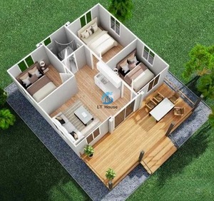 Casa Prefabricada en Contenedor Expandible de Alta Calidad de 20 y 40 Pies, Venta de Viviendas Prefabricadas de 2, 4 y 5 Dormitorios, Construcción de Viviendas, Inmobiliarias - Product Image 3