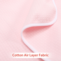 Couverture de sommeil en tissu de coton, couche d'air douce, respirante et chaude pour bébé