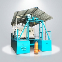Mini-dragueuse à haute fiabilité à vendre, machine de dragage de sable et dragueuse submersible pour l'extraction de sable et le nettoyage des étangs