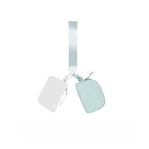 Stylish Dual Pouch Women's Wristlet Portable Wallet Detachable Keychains Card Bank Mini <b>Change</b> <b>Bag</b> Promotional Tote - Product Image 4