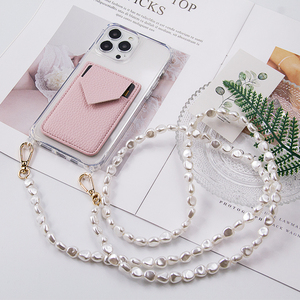 <span class=keywords><strong>Funda</strong></span> de teléfono de plástico transparente anticaída impresión personalizada desmontable hecho a mano perlas <span class=keywords><strong>funda</strong></span> de teléfono cruzada con cadena - Product Image 5