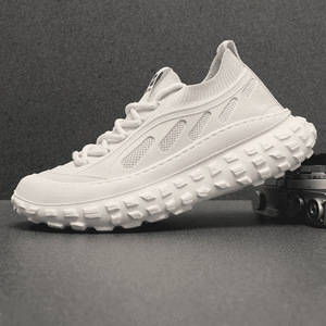 Nouvelles chaussures de sport pour hommes, chaussures de course en maille tendance, chaussures de sport à semelle souple, chaussures basses confortables et légères à enfiler - Product Image 5