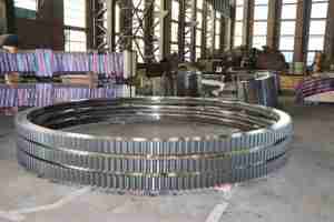 Anneau d'éperon lourd de grande taille en <span class=keywords><strong>acier</strong></span> coulé à engrenages sur mesure <span class=keywords><strong>pour</strong></span> four rotatif à ciment et à chaux - Product Image 6