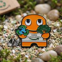 Spille Personalizzate in Metallo con Logo, in Lega di Zinco, Simpatici Personaggi 3D dei Cartoni Animati, Spilla Smaltata Personalizzata per Promozione del Brand e Regalo Souvenir