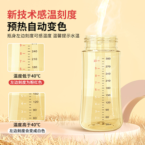 Biberón de silicona multifuncional sin BPA de fábrica superior con pezón de paja a prueba de fugas anticaída Control óptimo del flujo de agua - Product Image 3