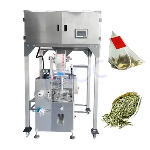 HNOC High Speed Automatic Heat Seal 4 Heads Fill Organic Thai Tea Bag with Thread and Tag Pack Machine