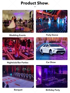 Top Dance Floor Hot Bán không dây RGB <span class=keywords><strong>LED</strong></span> Dance Floor Magnetic kỹ thuật số cho Wedding party - Product Image 5