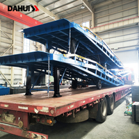 Rampe de quai mobile hydraulique à prix d'usine, certifiée CE, rampe de chargement portable pour le chargement et le déchargement de camions conteneurs