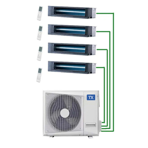 Un'unità esterna con quattro unità interne condizionatore d'aria Multi Split <span class=keywords><strong>climatizzatore</strong></span> <span class=keywords><strong>clima</strong></span> 12000btu - Product Image 1