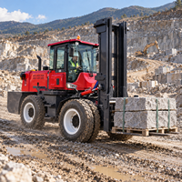 Werkspreise 4WD Geländestapler 3,5 Tonnen 5 Tonnen 10 Tonnen Vollhydraulisch EPA-Motor Allrad-Dieselstapler