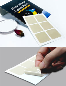 Kekuatan ekstra Melatonin Valerian tempelan tidur asli yang ramah di kulit untuk dewasa - Product Image 5