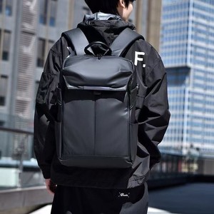 Laptop <b>Backpack</b> <b>Large</b> Capacity Waterproof Stylish Portable Outdoor Travel Men Business 13 Inches Black Color Blocking - Product Image 2