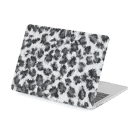 Étui pour ordinateur portable en cuir PU léopard mignon pour Mac Book Pro 13 2017/2018/2019/2020/2022