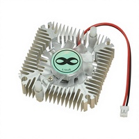 Ventilateur de refroidissement en aluminium Snowhite, 55mm, 2 broches, dissipateur thermique, adapté au PC, ordinateur, processeur, carte vidéo VGA, VC899 P18 0.25