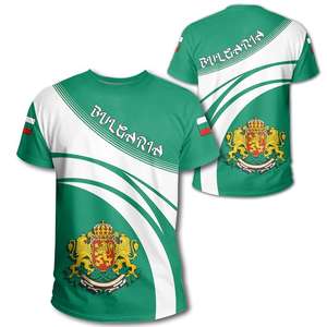 Футболка мужская с надписью на герб Восточной Европы Болгарии, дышащая майка с круглым вырезом, с сублимационным логотипом, лето - Product Image 5