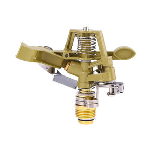 Металлические разбрызгиватели 1/2 дюймов, регулируемые оросительные разбрызгиватели 0-360 градусов для полива газонов и травы - Product Image 1