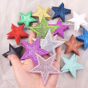 Patch thermocollant 3D brodé à paillettes, motifs Cœur, Étoile, Nœud et Nœud Diamant lumineux, pour la décoration de vêtements et sacs à main, prix de gros - Product Image 3