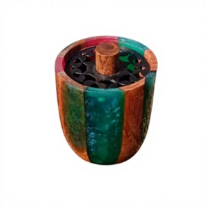 Handcrafted Luxury Resin Incense Bakhoor Burner Modern New Design for Ramadan Eid Festive <b>Home</b> Gift Decor - Product Image 1