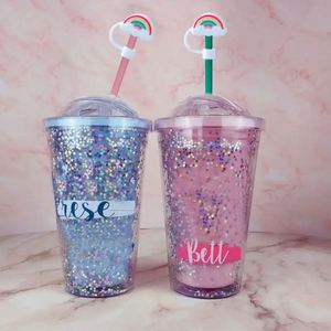 <b>Reusable</b> Sealed Water-absorbent Dust-proof Cap Cup Accessories Cartoon Silicone <b>Straw</b> Cap Toppper Suitable 6-8mm <b>Straw</b> - Product Image 5