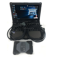 Alat Diagnostik MB STAR C6 OEM Original MB Star C6 VCI Wifi USB Scanner Otomotif CAN DOIP+Set Lengkap Laptop CFC2/CF53