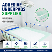 Protège-draps adhésifs en gros, protège-draps d'hôpital avec bande adhésive, protège-draps jetables antidérapants, fabricant de protège-draps adhésifs
