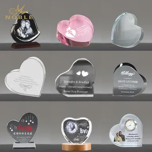 Premi nobili premio trofeo a forma di cuore in cristallo come bomboniera regalo di san valentino e regalo di cerimonia di laurea per studenti