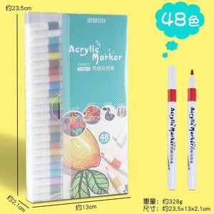Marcadores acrílicos de 80 colores a base de agua de secado rápido, suministros de pintura artística para dibujo en cerámica y papel. - Product Image 3