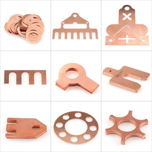 Joint en cuivre d'estampage massif de taille personnalisée OEM Rondelles plates en laiton bronze et <span class=keywords><strong>caoutchouc</strong></span> pour métal avec finition en zinc - Product Image 4