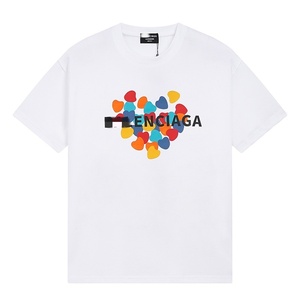 T-shirt Balen Streetwear personalizzata con spalle scese, 100% cotone, vestibilità regolare, alta qualità, stampa DTG bianca, anti-piega, asciugatura rapida - Product Image 1