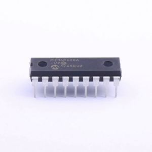 MCU 8 bits PIC16 PIC RISC 3.5KB Flash 3.3V/5V 18 broches PDIP Tube - Rail/Tube PIC16F628A-I/P - Product Image 1