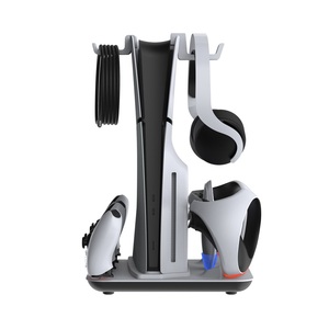 <span class=keywords><strong>Base</strong></span> <span class=keywords><strong>de</strong></span> Refrigeración Multifuncional Vertical con Cargador para Controles, Soporte para Auriculares y Ganchos <span class=keywords><strong>de</strong></span> Almacenamiento para Consola <span class=keywords><strong>PS5</strong></span> Pro/<span class=keywords><strong>PS5</strong></span> Slim/<span class=keywords><strong>PS5</strong></span> - Product Image 2
