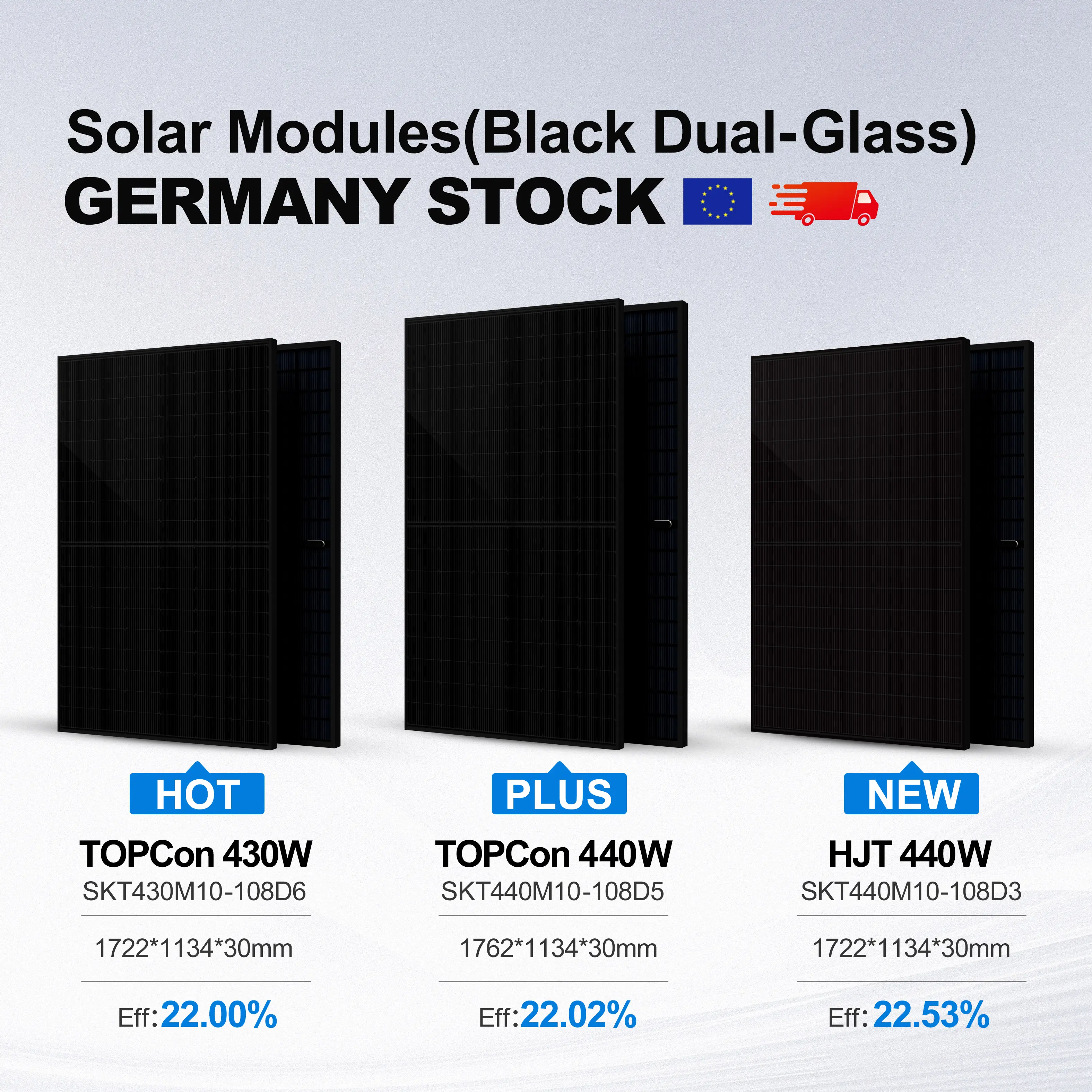 Europa Lager 410Watt 400W Solarmodule Polen Voll schwarz Solarmodul Lager Rotter dam Topcon PV Solarmodul Deutschland