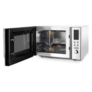 Forno a Microonde Facile da Usare 1000W in Acciaio Inossidabile Design Compatto per Uso in Cucina - Product Image 2