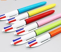 Stylo Bille Multicolore 4 Couleurs Nouveauté Matière Plastique 4 en 1 Recharge Promotionnel Stylo Bille Multicolore Avec Quatre Couleurs d'Encre