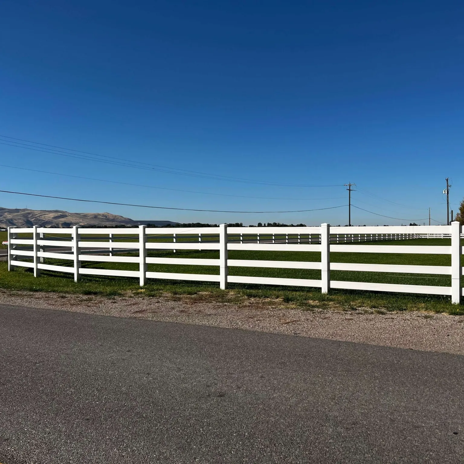 farm fence,high security horse 4 rail fence,UV resistance pvc horse fence