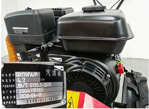 Cortacésped de Empuje para Viñedos, 212cc, Gasolina, Ancho de Corte de 80cm, Altura Ajustable de 1-8cm, Neumático Sólido para Cultivos en Hileras - Product Image 4
