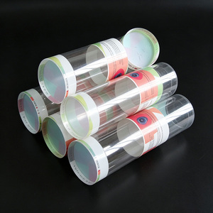 Tubo de Papel Redondo Rojo con Ventana Transparente, Recubierto con Película PET, Embalaje Cosmético, Caja de Regalo, Cilindro Reciclable para Manualidades - Product Image 6