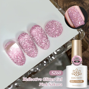 High Reflective Super Shiny Crushed Diamond Nail Gel Polish Sparkling Glitter Nail Art Gel for Manicure Salon Wholesale - Product Image 6