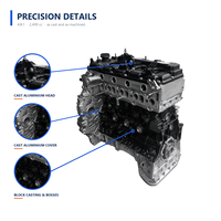 Rakitan Mesin Long Block Baru 4JK1 2.5 Turbo Diesel DOHC 16 Katup Common Rail untuk Isuzu MU-X D-Max